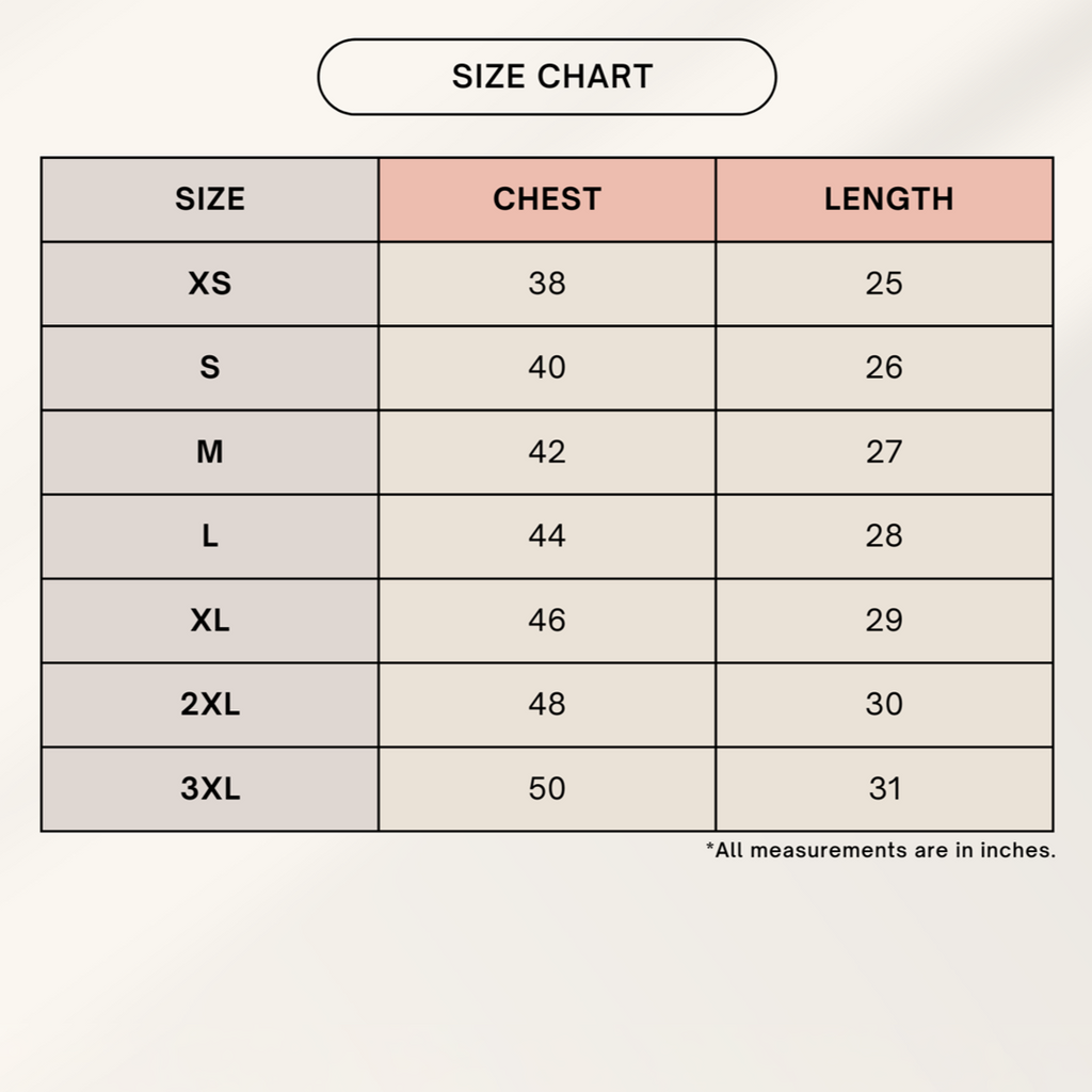 Color_Size Chart