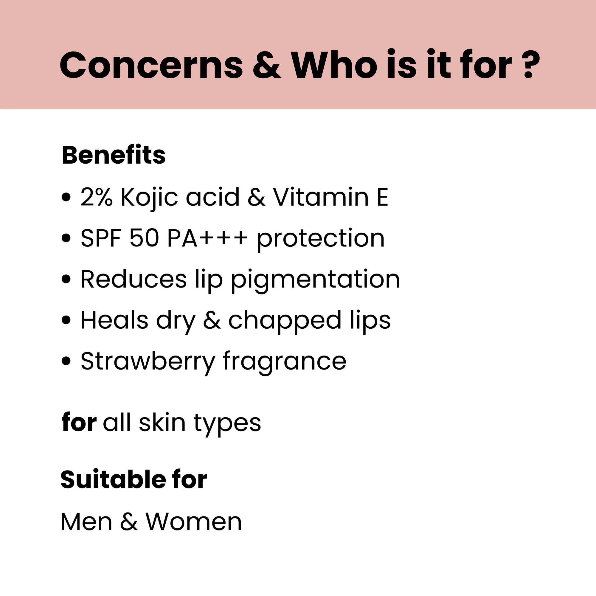 Afterthought SPF 50 Lip Balm PA+++
