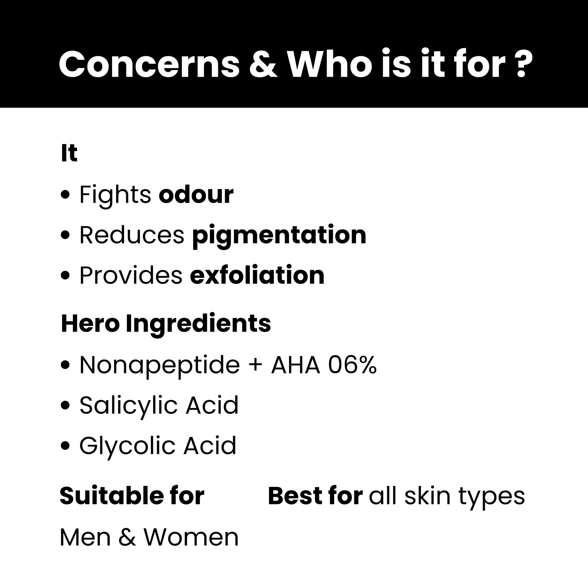 Afterthought Nonapeptide + AHA 6% Underarm Roll-On